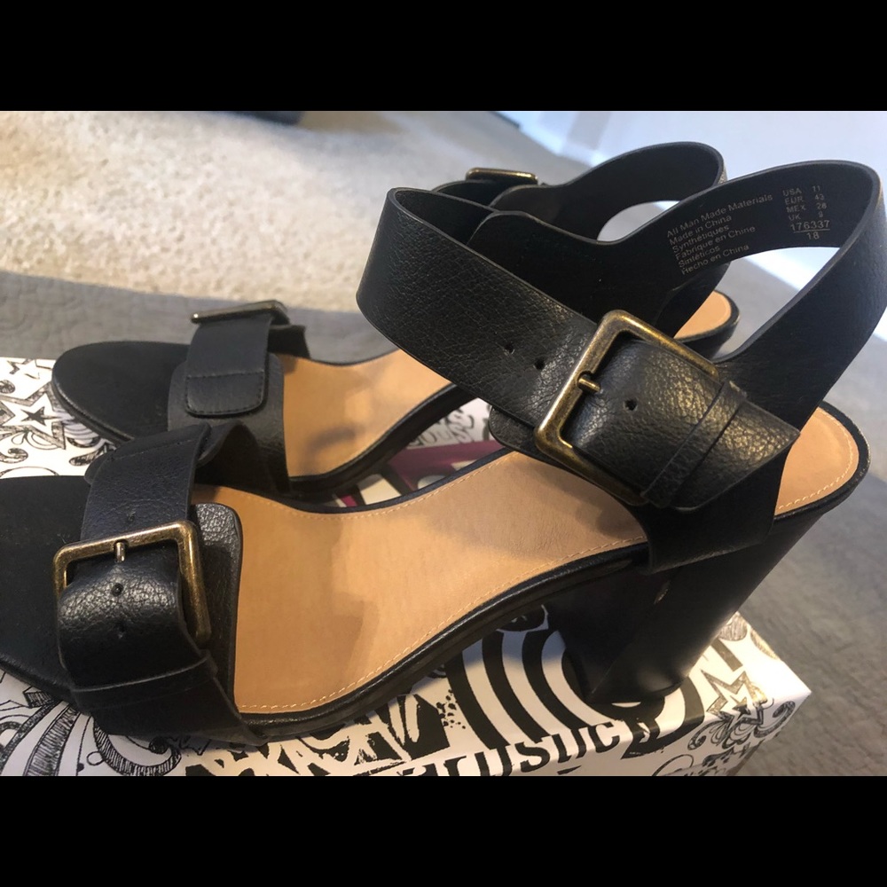 Black Platform Heels